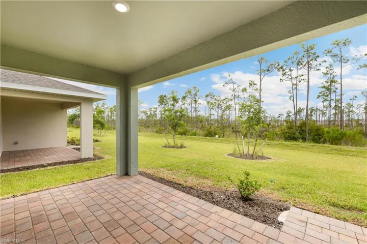 View of patio