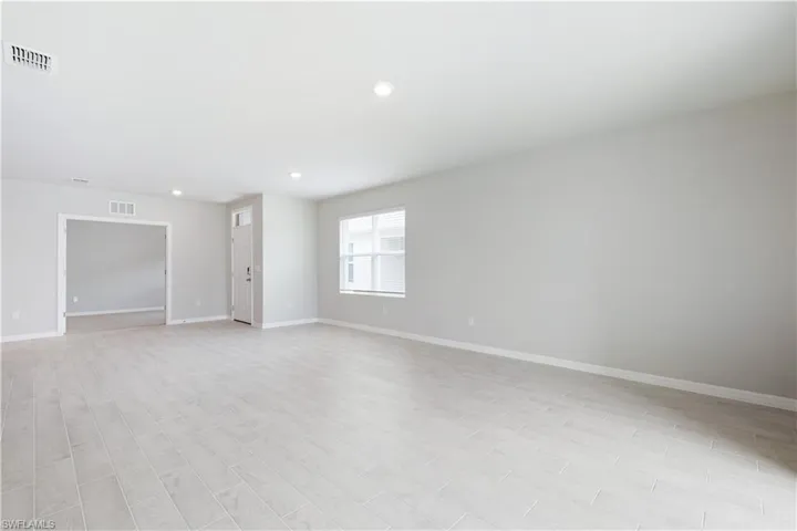 View of spare room