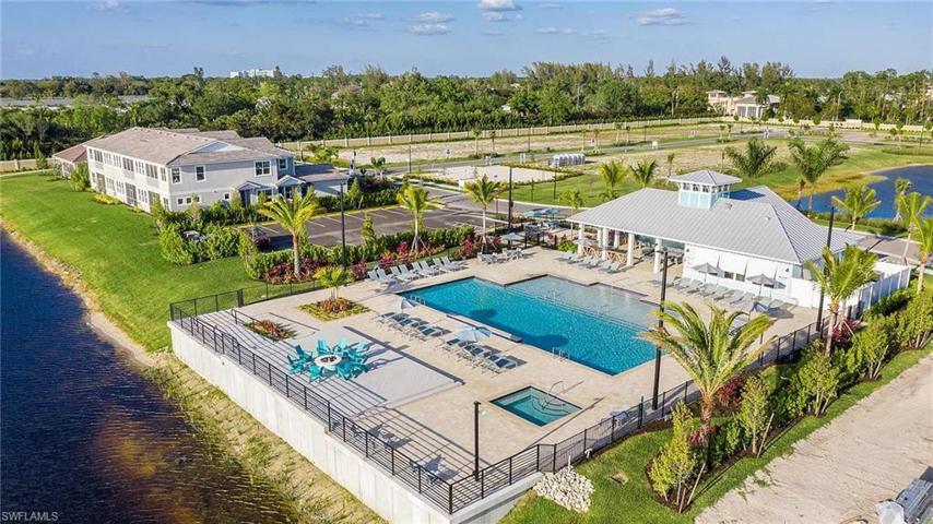 Aerial of Pool Area