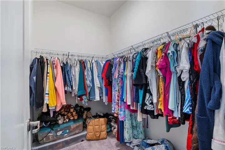 Primary closet