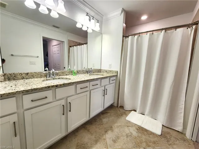 Primary bath with ADA shower