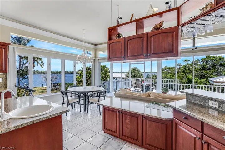 Imagine having this view as you entertain (and yes maybe cook) for family and friends!