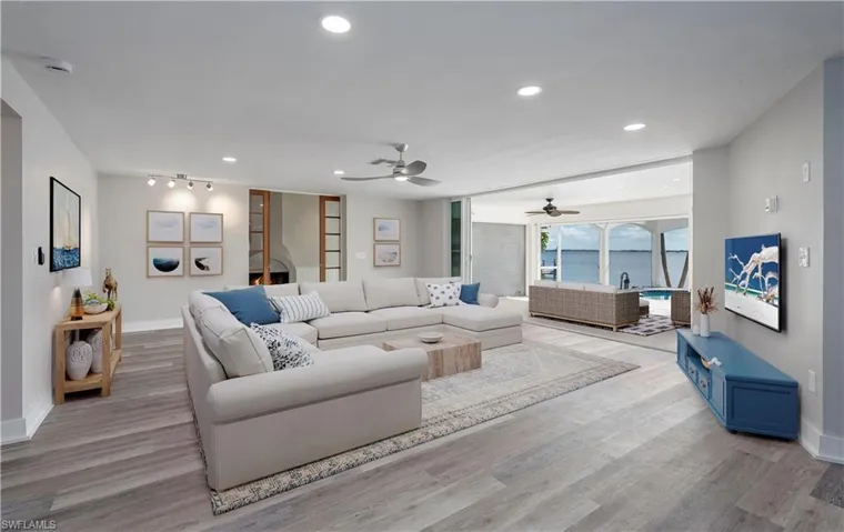 Virtually staged furniture