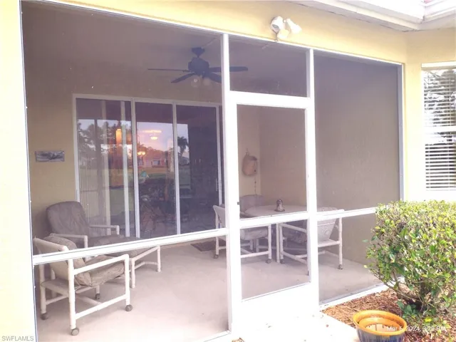 --Rear Look at Screened Lanai