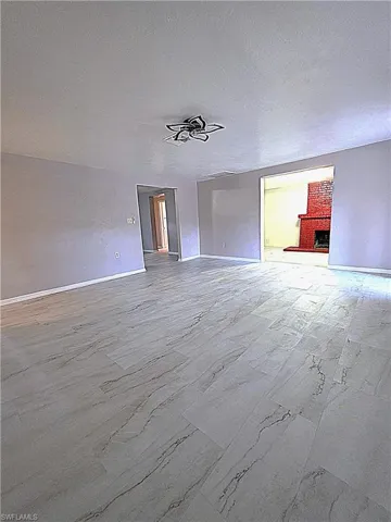 Living room looking towards fireplace family room
