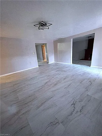 Living room looking towards dining area