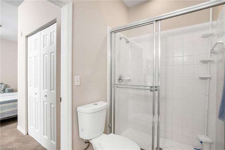 Walk-in shower.