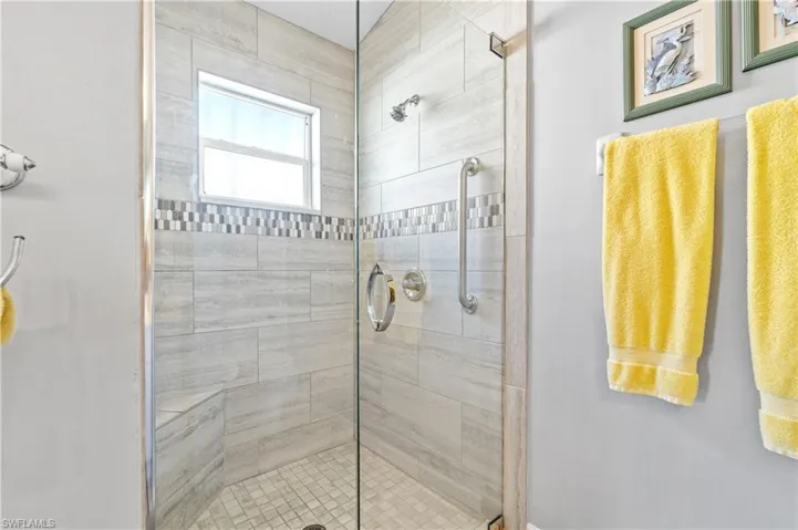 Full bath with a stall shower