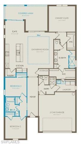 Floorplan with structural options