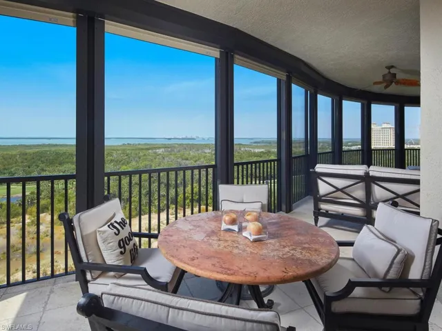 42ft. screened & shuttered balcony