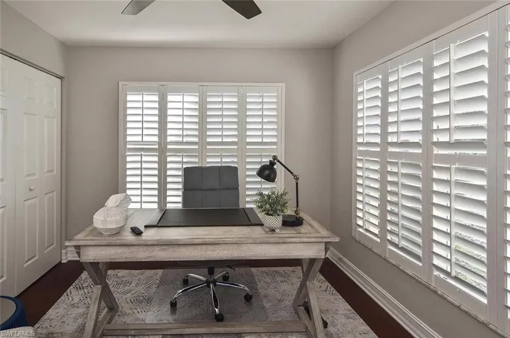 Home office and or den Staged
