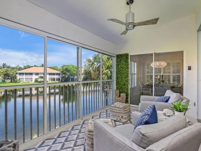 Lanai featuring a water view Staged