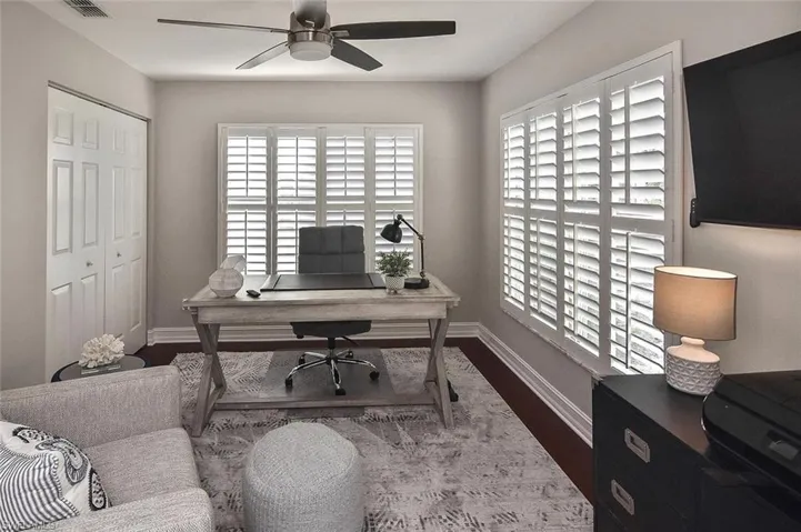 Office space and or den Staged