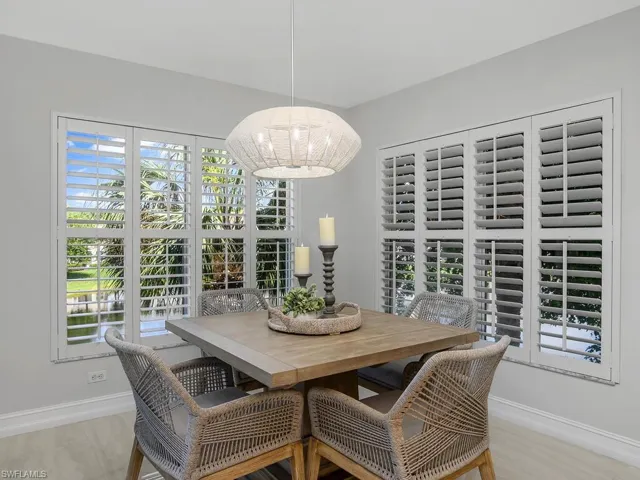 Dining space Staged