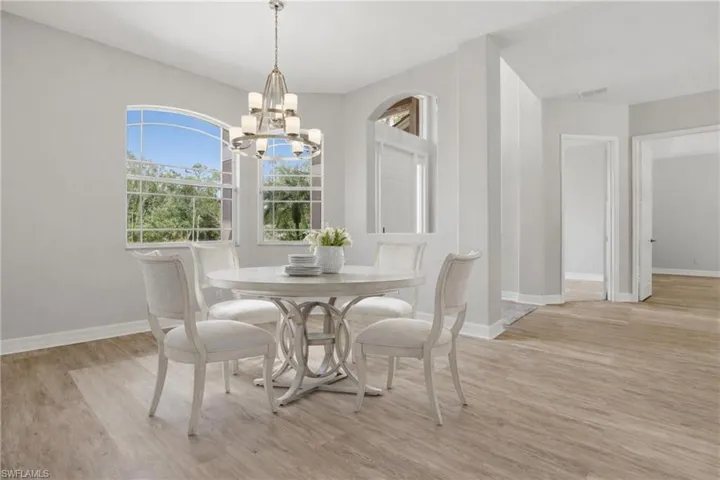 Virtually Staged Dining Room