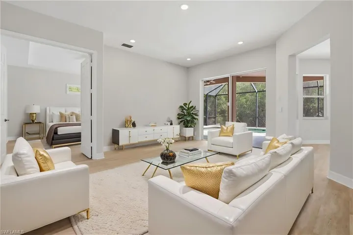 Virtually Staged Living Room