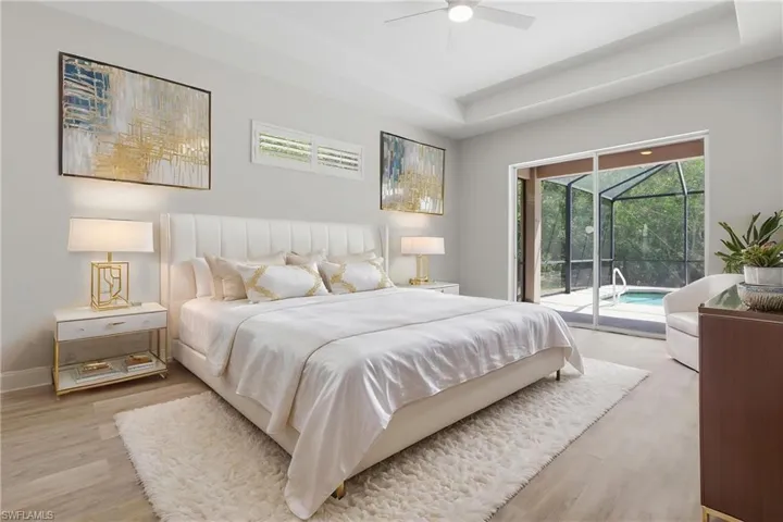 Virtually Staged Primary Bedroom