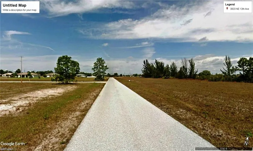 Street view towards North
