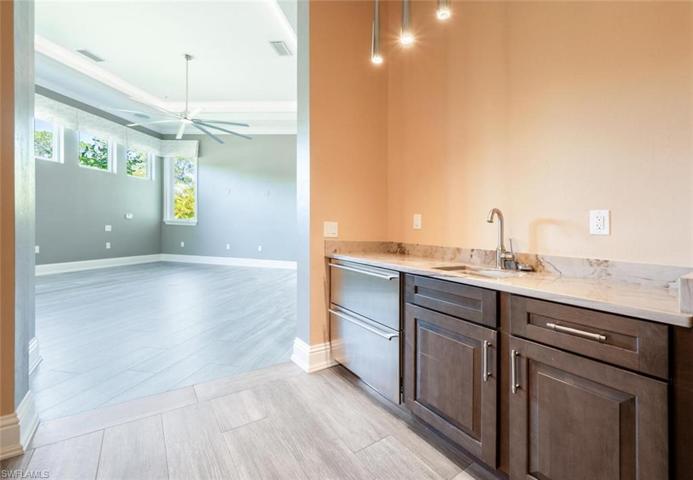 Coffee bar nook in primary suite
