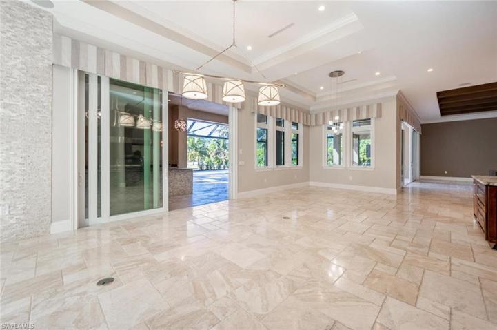 Perfect area for a pool table!
