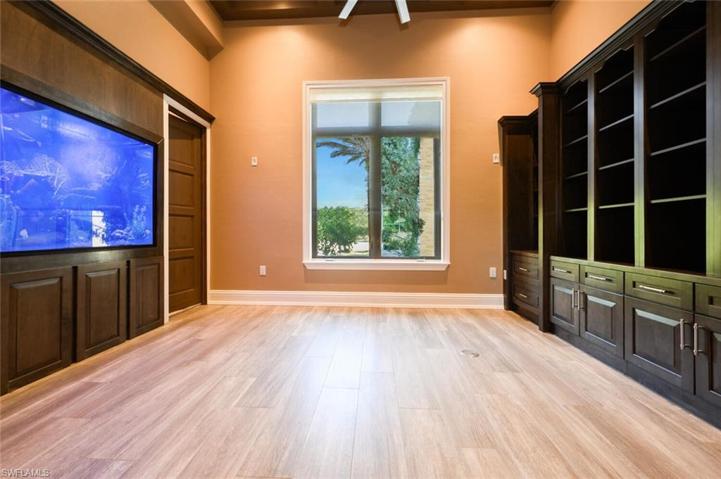 Den #2 with tropical fish tank