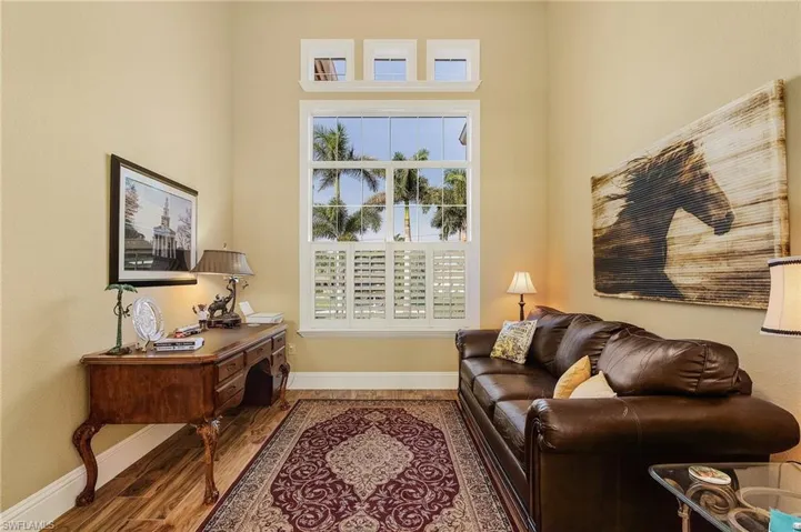 Den/Office right of entryway