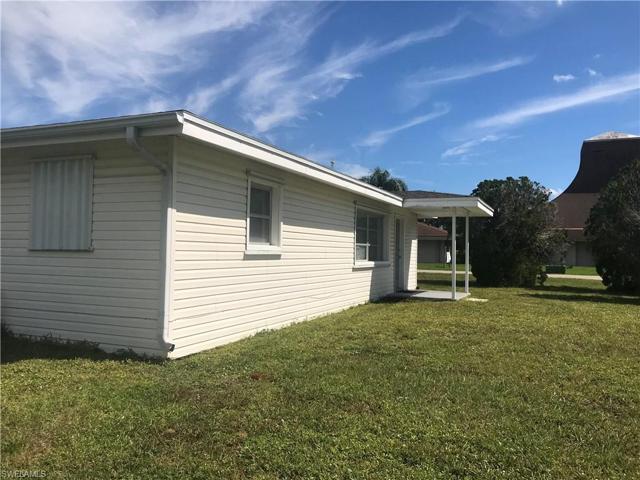 South side of home
