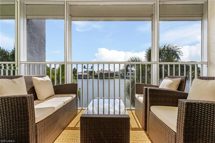 Master Bedroom Balcony with a Stunning view of Inner Doctors Bay and a healthy amount of sunlight