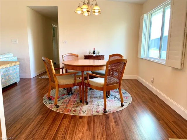 Dedicated dining area