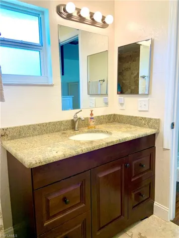 Master bathroom vanity