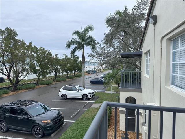 Balcony view toward back of community.