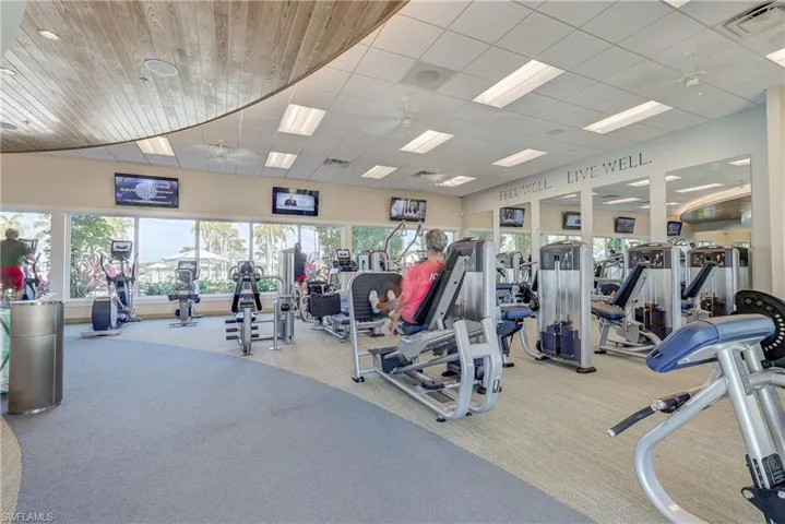 The views alone of the Fitness Center will motiviate you!
