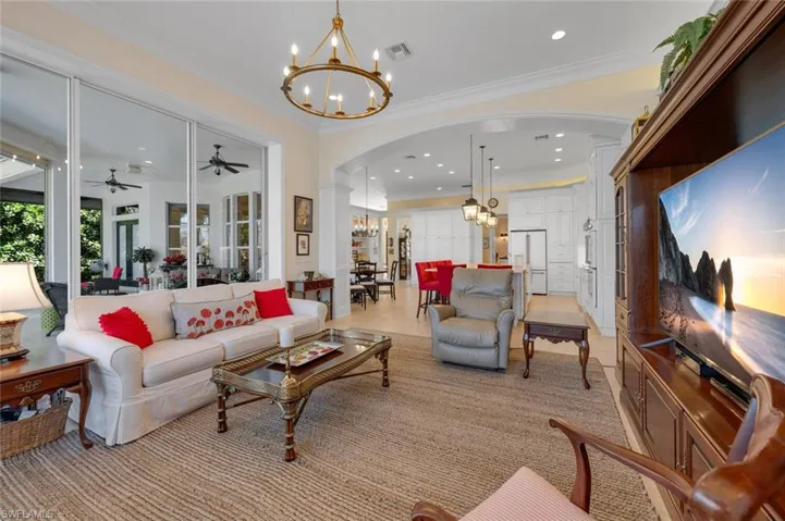 Family room to kitchen