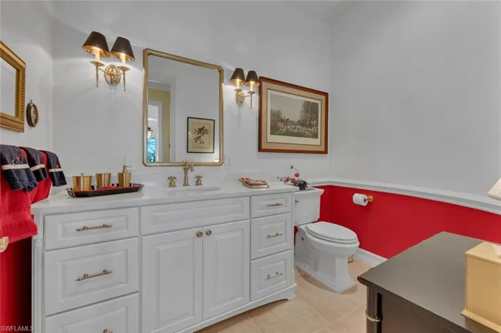 large powder room