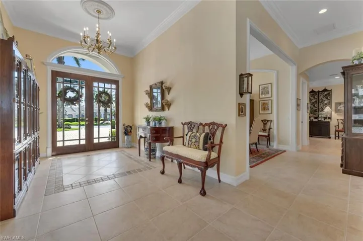 Wide entryway