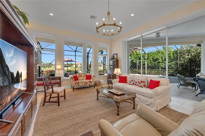Family room with endless windows to outdoors