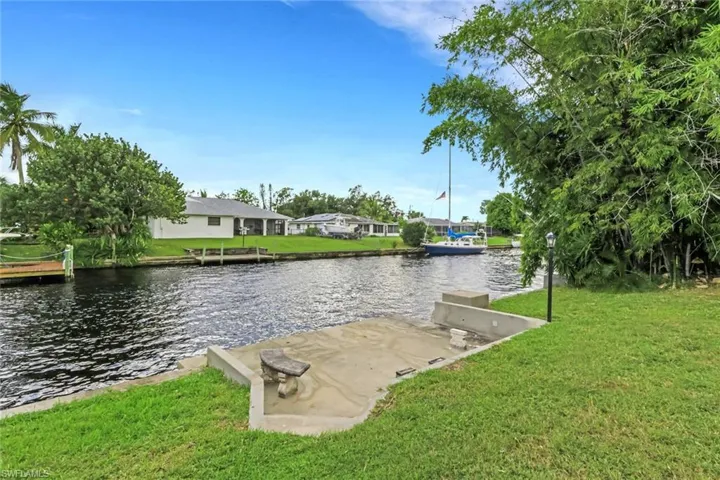 Water view featuring a boat dock