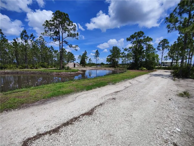 View of road featuring a water view