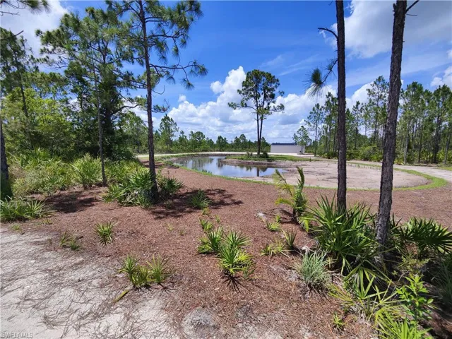 View of yard featuring a water view