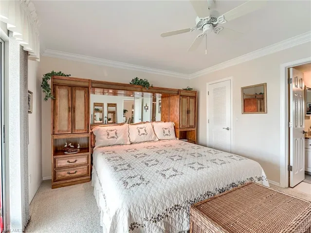 Primary bedroom with access to one of two lanais
