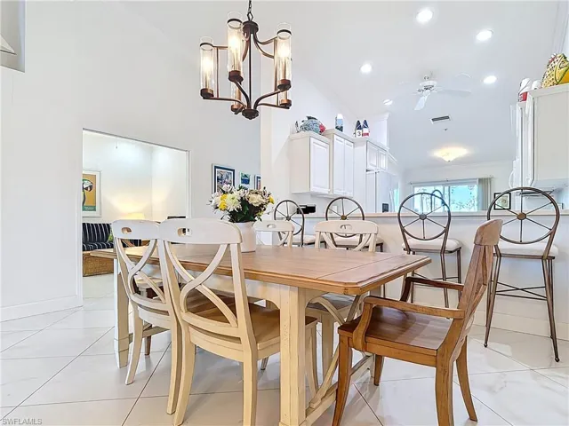 DINING TABLE, 8 CHAIRS, CHANDELIER