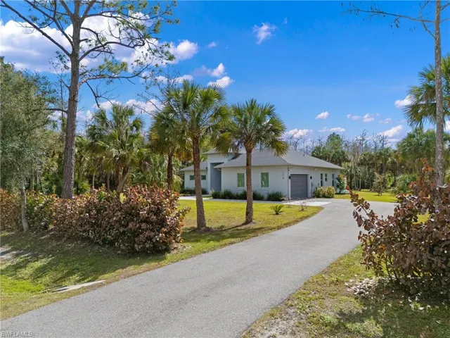 Privacy Hedges Along Front of Property