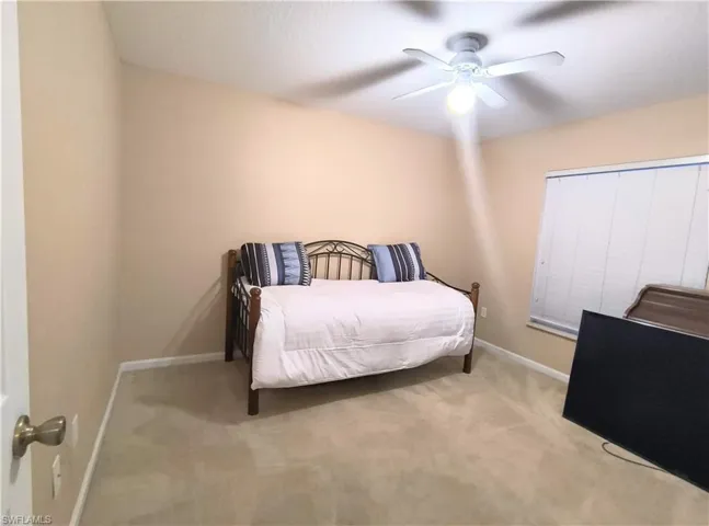Bedroom 2 with ceiling fan