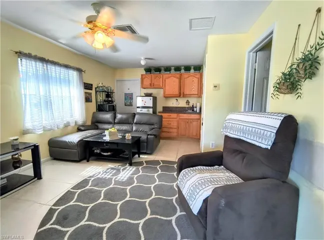 Guest House Living Room & Kitchen
