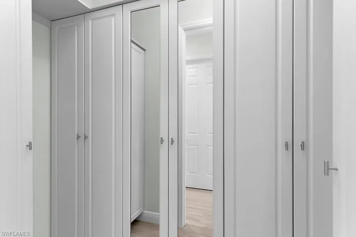 Abundant built in closets/storage