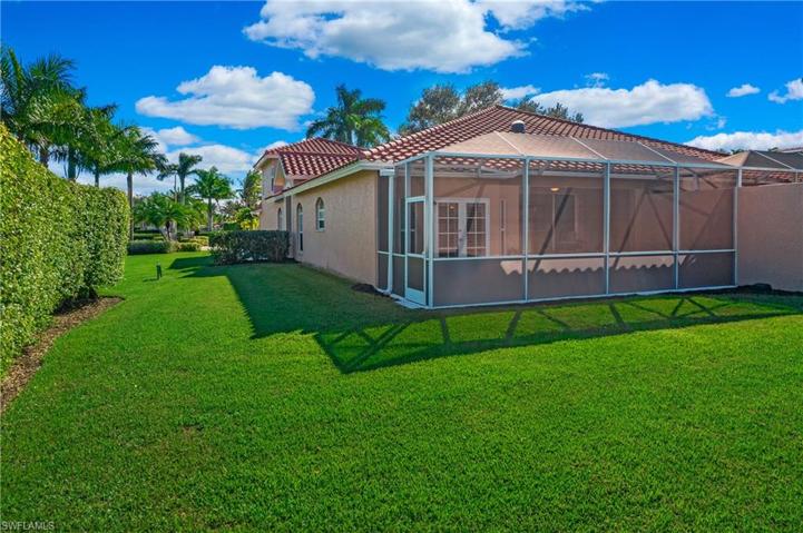 Your yard - hard to find this much green space in Naples