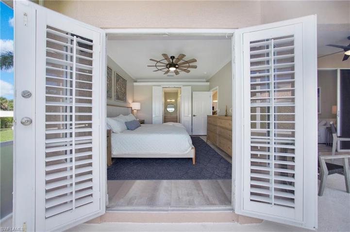 French doors to primary from lanai
