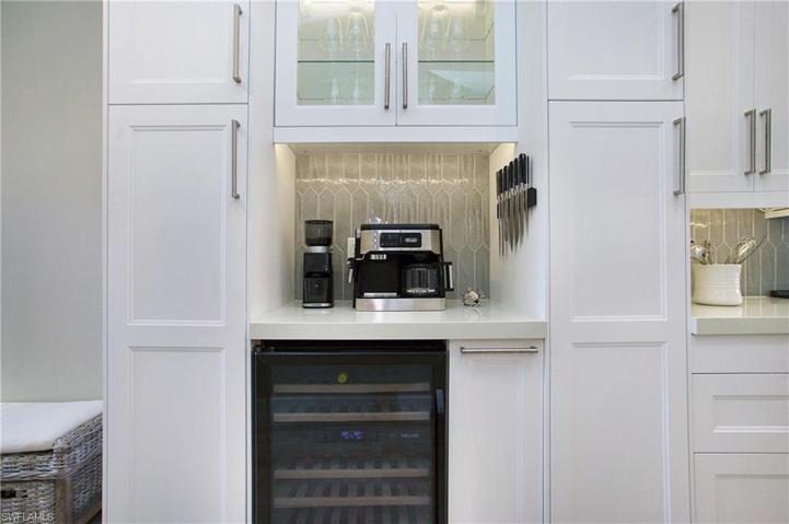 Beverage station to make your favorite brews or creative cocktails or simply "wine" down