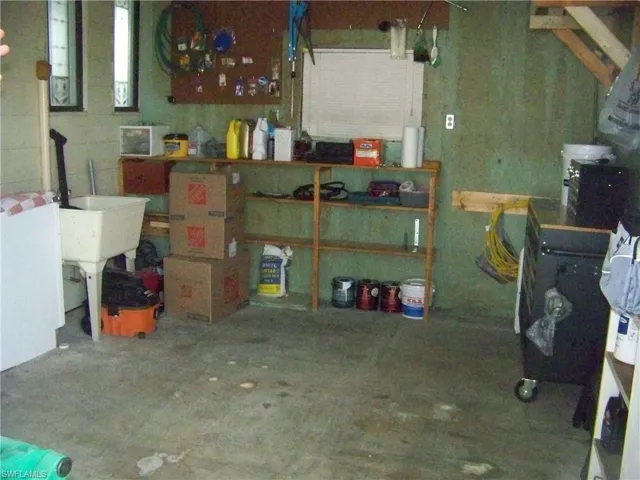Huge shed with utility tub
