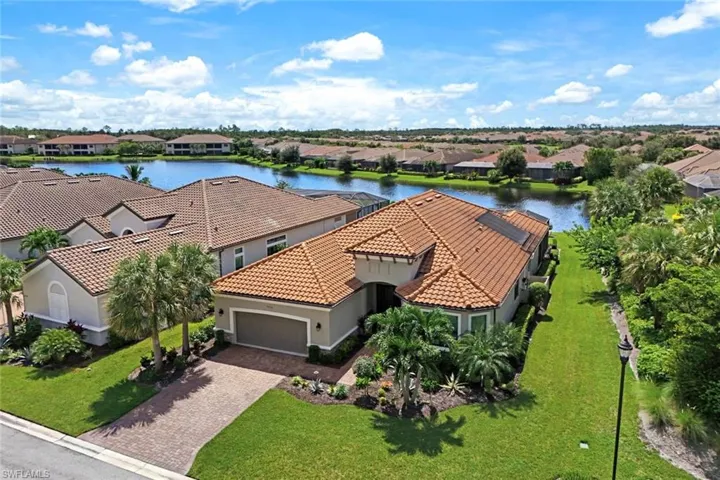 Aerial view from the street